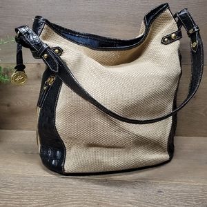 Brahmin Melbourne Raffia Tote